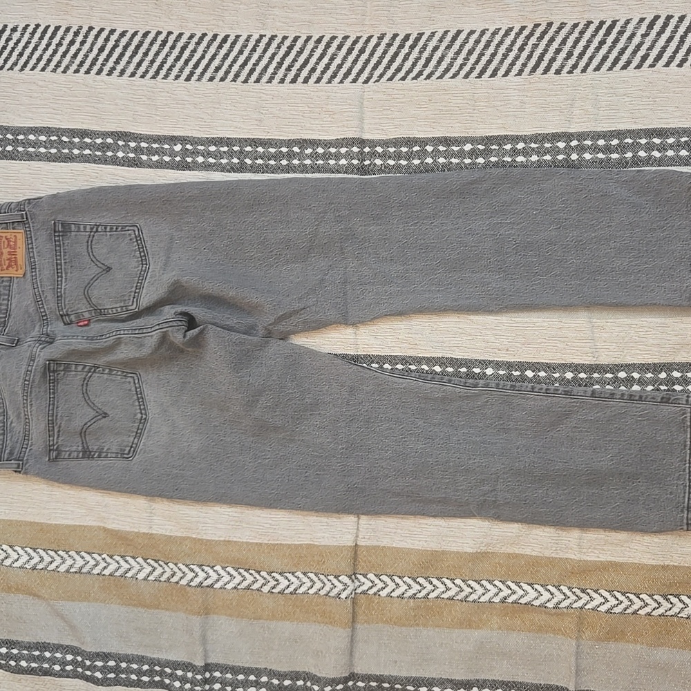 Levi's Womens 501 Button Fly Jeans Gray. W29 X L30 - Picture 4 of 4